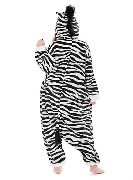 Funnywords® Zebra Kostüm - Warnweste schwarz JGA Karneval Kostüm, 11,99 €